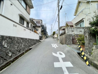 【前面道路含む現地写真】 | 高槻市東城山町　売土地