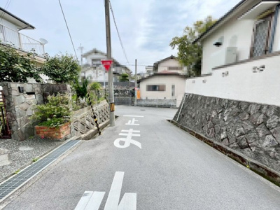 【前面道路含む現地写真】 | 高槻市東城山町　売土地