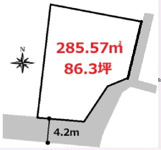 高崎市台町売地の画像