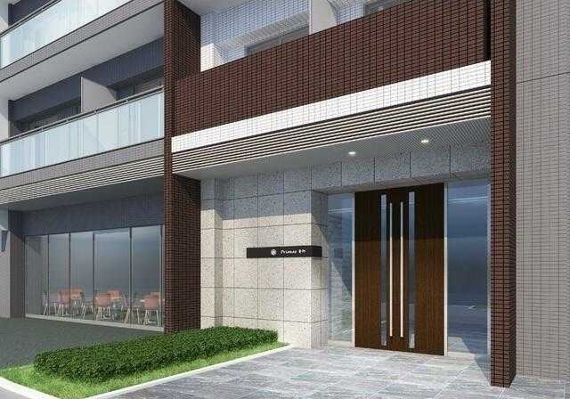 プリームス青柳のエントランス