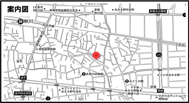 雨間売地　約52坪！南道路で日当たり良好☆の地図