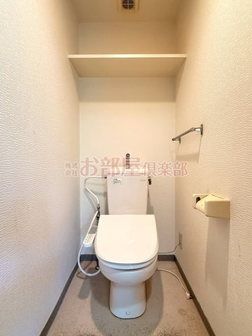 タモンズハートビレッジA棟のトイレ|落ち着いたトイレです