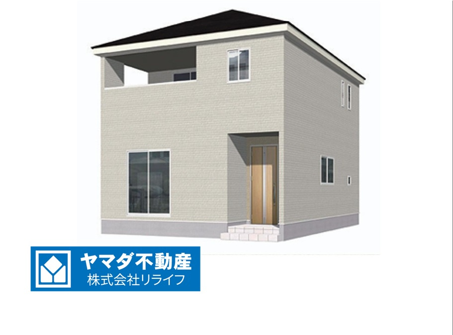 クワイエ　一宮市奥町第22　全2区画分譲の外観|■1号棟
■YAMADA電機の　ヤマダ不動産　株式会社リライフ　一宮店■
耐震性能・制震性能を備えたおうち！
震度７の揺れに鍛えられた、建築基準法の1.5倍の壁量と制振装置（SAFE365）を完備