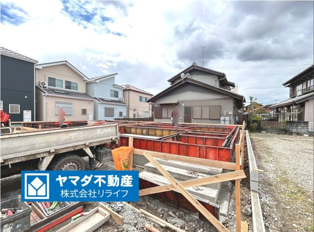 クワイエ　一宮市奥町第22　全2区画分譲の外観|「現地（2026年3月26日）撮影」　
■外観写真　
■ヤマダ不動産　株式会社リライフ　