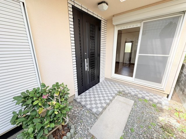 神戸市北区山田町上谷上字古々山　中古戸建の庭