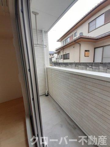 マリッチ西岡Ⅱのバルコニー