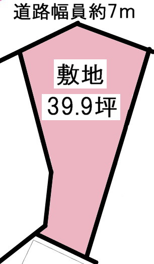 明石市朝霧町１丁目　土地の土地図|●年中無休：当日予約可●角地で開放感がございます！陽当たり・通風良好です！建築条件ございません！