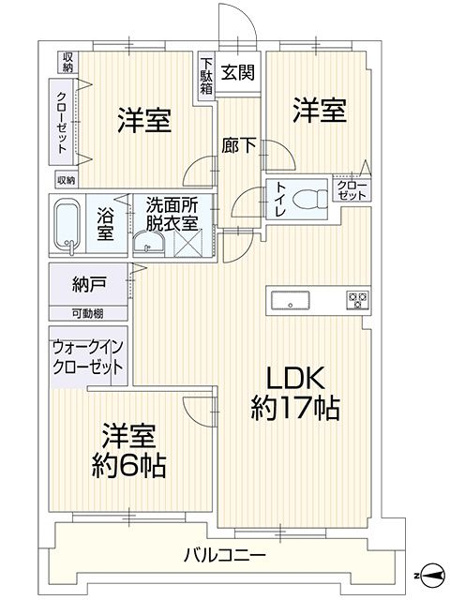 【間取り】 | アムール姪浜☆仲介手数料無料☆