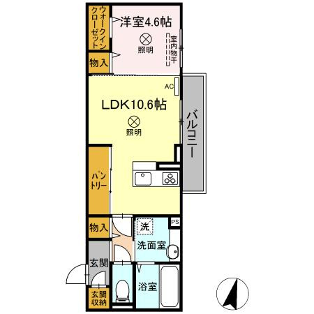 トラディション古市の間取り