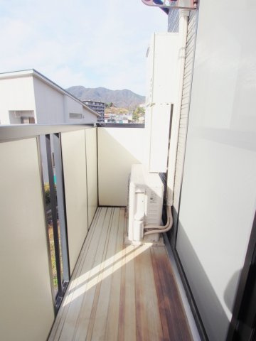 タウニーヒルズのバルコニー