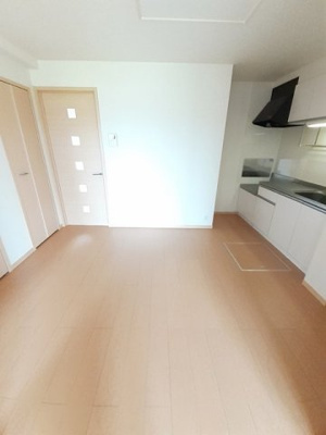 【キッチン】 | アルカンシェルＢ | きれいなキッチンです