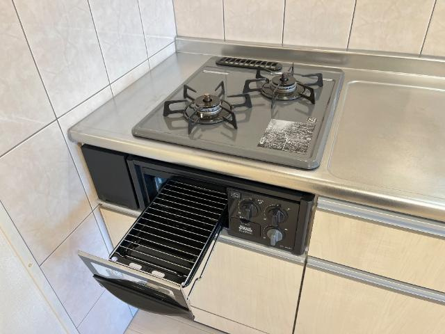 サンフラワーのキッチン|2口ガスコンロ