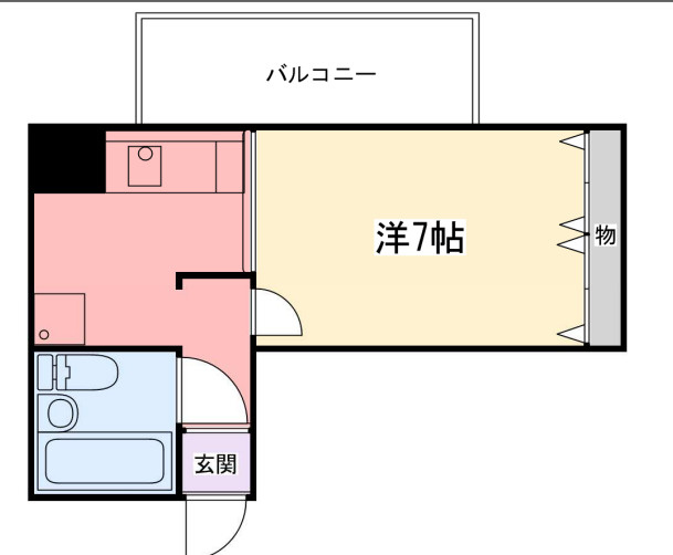 東今宿中村コーポⅠの間取り