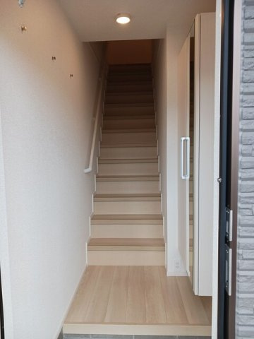 アクアヴィラ　Ｂの玄関|シンプルで使いやすい玄関です