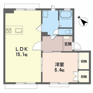 【間取り】 | 坂の久保ハイツD