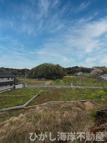 茅ヶ崎市第芹沢　新築戸建　全４棟　の展望|4月6日撮影　建築前　現地外観