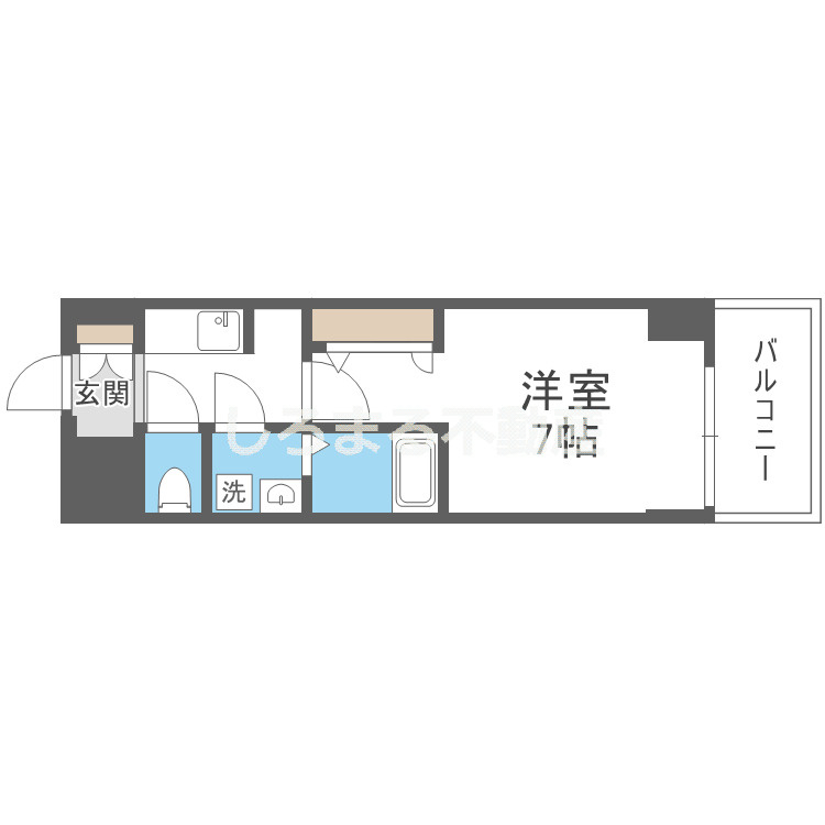 S-RESIDENCE阿波座bouncyの間取り