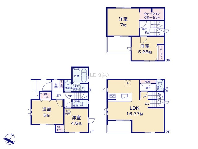 【間取り】 | 新築戸建／ふじみ野市駒西１丁目（全1棟）
