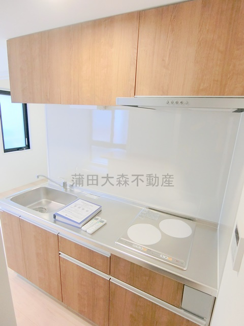 リシュブール池上のキッチン|2口IHシステムキッチン