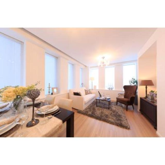 パークアクシス月島マチュアスタイルの居間・リビング|※写真は同タイプ住戸です。