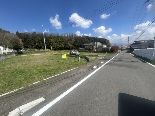 新築　北群馬郡榛東村新井　1号棟の前面道路含む現地写真|現地写真　南側接道幅員約4.8ｍ	