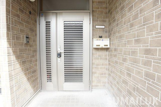 熊本市西区池田２丁目のタウンの玄関