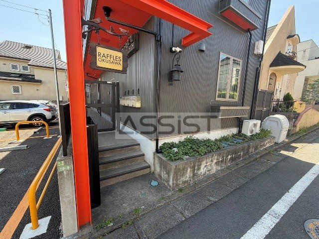 ラッフルズ奥沢のエントランス