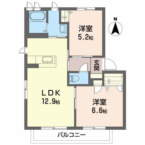 シャーメゾン藤 Ｃの間取り