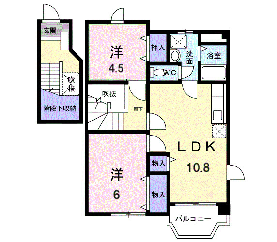 サンライトヒルBの間取り