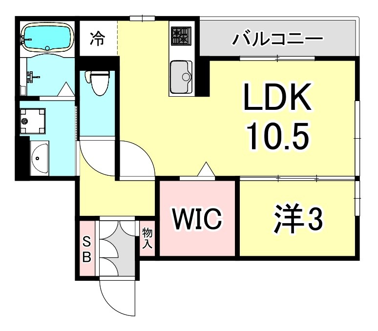 MINT甲子園五番町の間取り