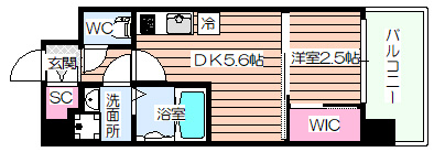 【間取り】 | セレニテ福島プリエ