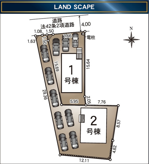 【区画図】 | 函南町間宮第3　新築戸建　1号棟