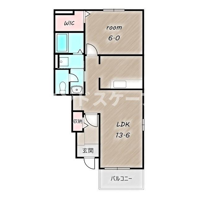 イリーデⅠの間取り|高崎、前橋のお部屋探しはエンドスケープまで！お客様の理想お聞かせ下さい♪