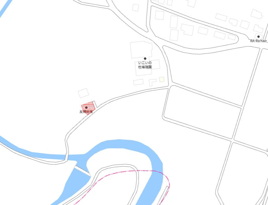 都城市今町の倉庫の地図