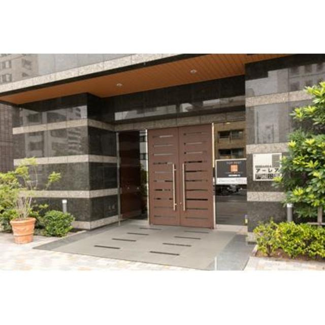 アーレア戸越公園のエントランス|ゆとりのあるエントランスです