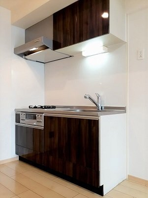 フレスクーラ神楽坂のキッチン|きれいなキッチンです