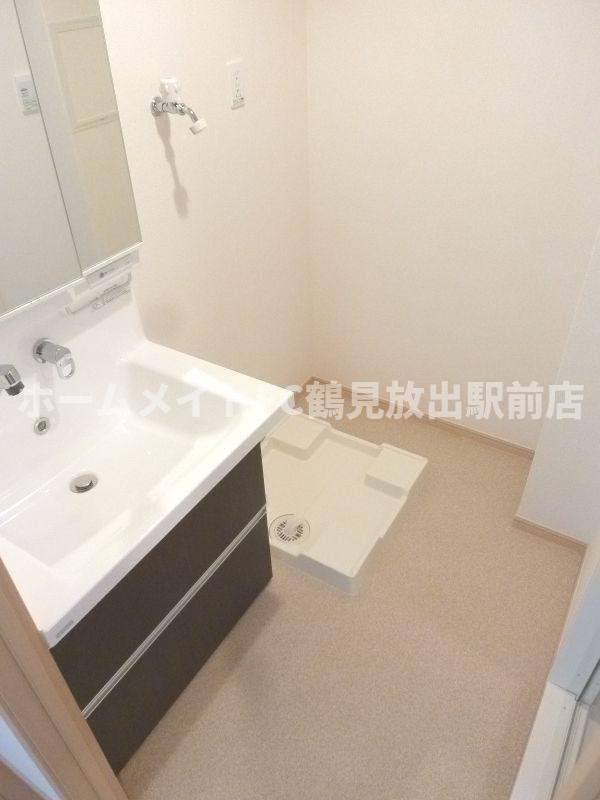 大阪市鶴見区焼野３丁目の賃貸マンションの洗面所