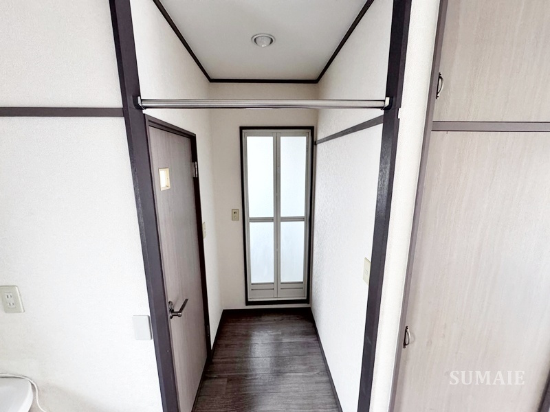 ハイツSDの洗面所|脱衣スペースです