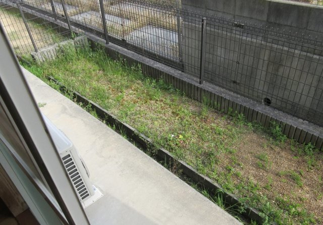 プリシェール藤原台のバルコニー