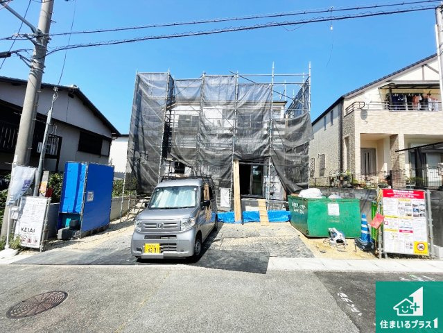 神戸市西区秋葉台　第5期　新築一戸建ての外観|周辺は落ち着いた街並みの住宅地！子育てがしやすい住環境です！まだ未完成ですが、現地でしかわからない事もございます。是非一度ご覧ください。