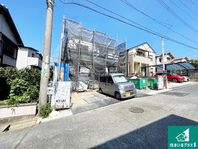 神戸市西区秋葉台　第5期　新築一戸建ての外観|周辺は落ち着いた街並みの住宅地！子育てがしやすい住環境です！まだ未完成ですが、現地でしかわからない事もございます。是非一度ご覧ください。