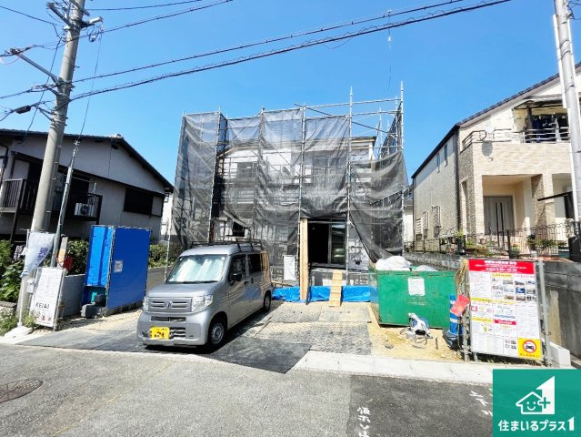 神戸市西区秋葉台　第5期　新築一戸建ての外観|周辺は落ち着いた街並みの住宅地！子育てがしやすい住環境です！まだ未完成ですが、現地でしかわからない事もございます。是非一度ご覧ください。