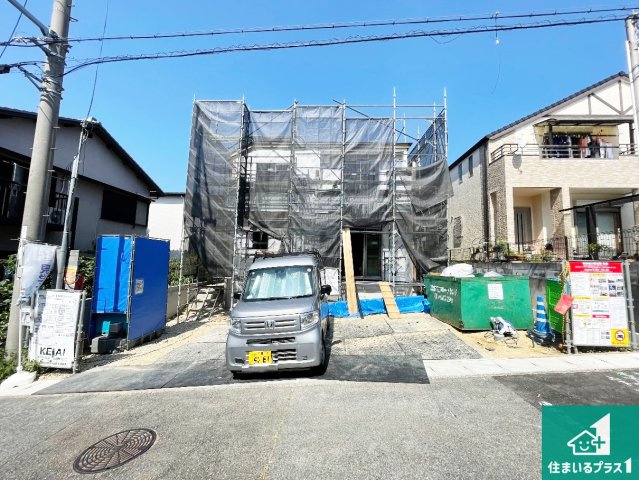 神戸市西区秋葉台　第5期　新築一戸建ての外観|周辺は落ち着いた街並みの住宅地！子育てがしやすい住環境です！まだ未完成ですが、現地でしかわからない事もございます。是非一度ご覧ください。
