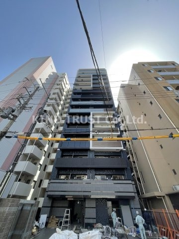 プレサンス大阪同心メゾヴィータの外観|落ち着いた雰囲気の外観です