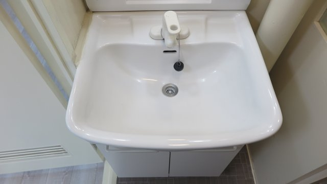 ホワイトハイツの洗面所