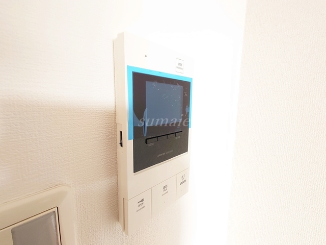 サンセゾンⅠのセキュリティ|モニタ付インターホンです☆