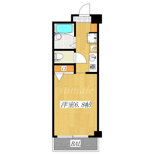 サンセゾンⅠの間取り|北向きのお部屋です☆彡