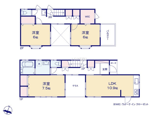 【間取り】 | 中古戸建／ふじみ野市大井中央２丁目