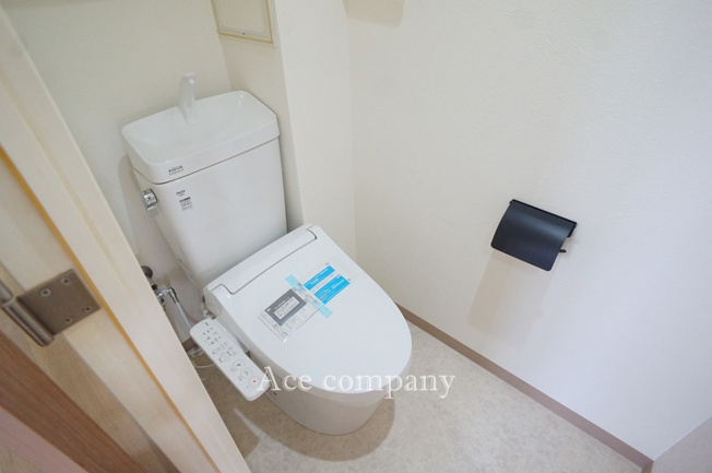【トイレ】 | ユニ・アルス平野プレジオ | ウォシュレット付きです♪トイレ新調です。