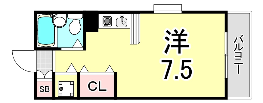 クレスト夙川の間取り